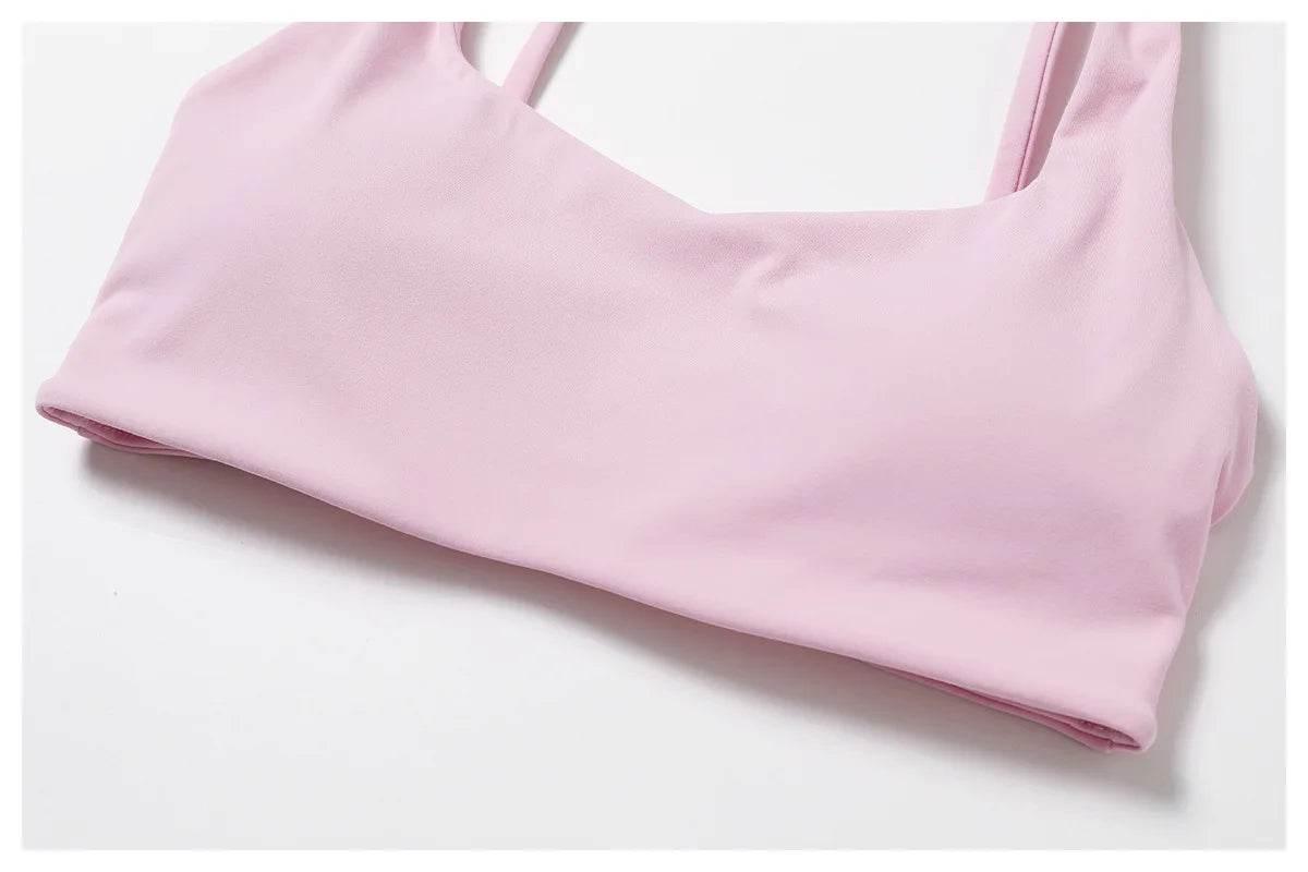 Hearuisavy 2PCS Long Sleeve Gym Set Women Yoga Clothes Quick-Drying Sportswear Running Leggings Workout Sports Crop Top Women - Empire P.E