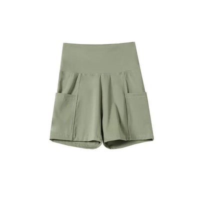 Women Sports Short Yoga Shorts High Waist Breathable Soft Fitness Tight Women Yoga Legging Shorts Cycling Athletic Gym Shorts - Empire P.E