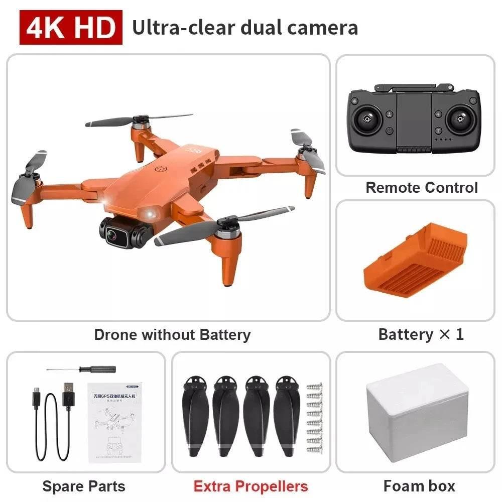 Drone L900 Pro 4K Professional 5G GPS HD Dual Camera Photography Brushless Foldable Quadcopter RC Distance 1.2KM Drones Toys - Empire P.E