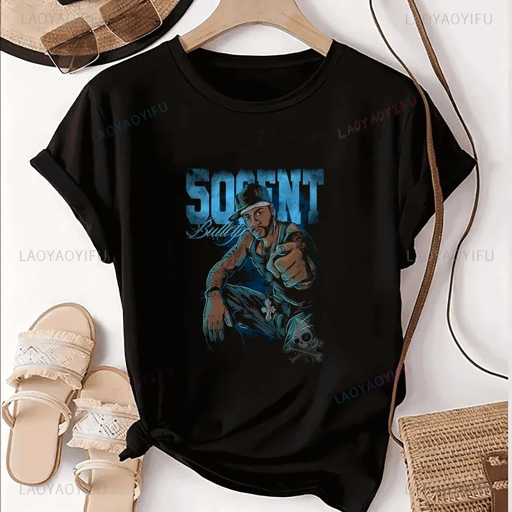 50 Cent Rap Print T-shirt Top 50 Cent Trend - Empire P.E