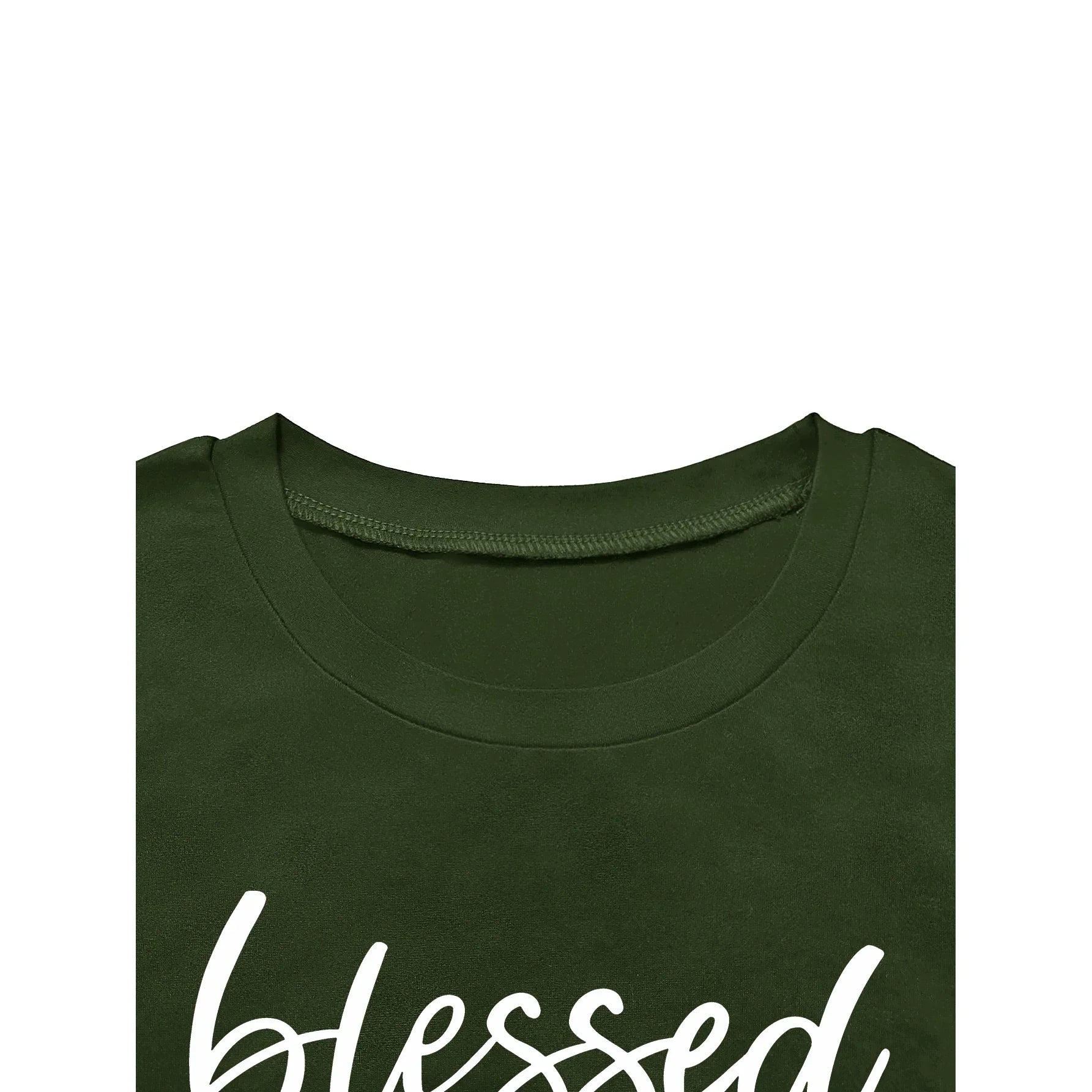 Women's long sleeved round neck blessing printed T-shirt and tight pants - Empire P.E