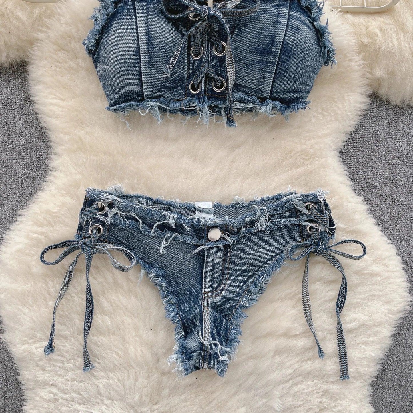 Women Bikini Denim Suits - Empire P.E