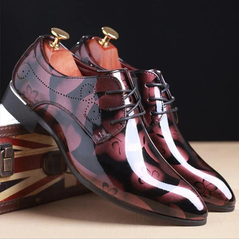 Designer Brand Patent Leather Shoes for Men - Empire P.E