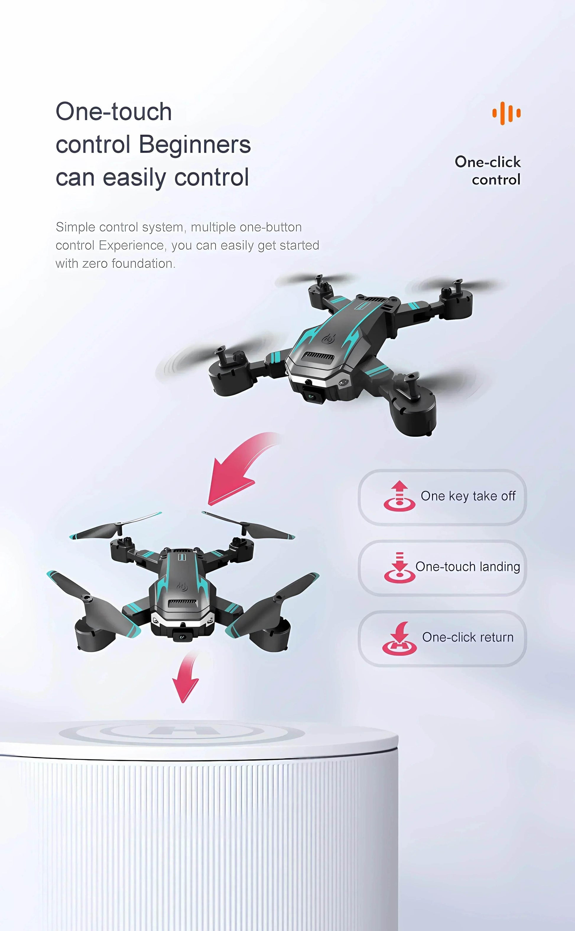 Newest S6 Max 8K Drone Professional Foldable Quadcopter Aerial HD Camera GPS RC Helicopter 10KM Obstacle Avoidance Sell Apron - Empire P.E