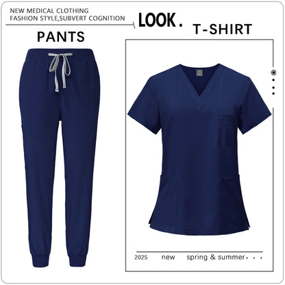 Clinic Workwear Unisex Medical Nurse Scrub Set