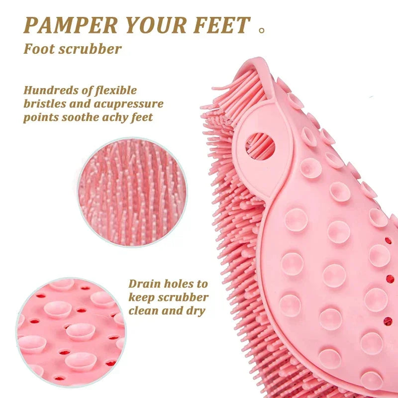Shower Foot Back Scrubber Silicone - Empire P.E