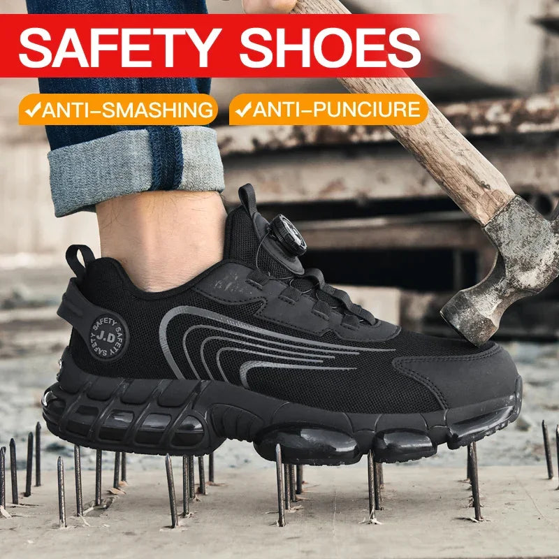 Construction Site Lightweight Safety Shoes Men Steel Toe - Empire P.E