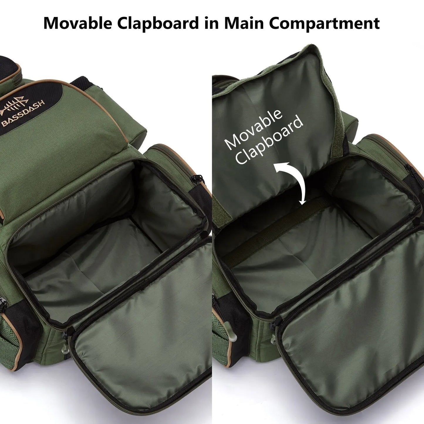 Bassdash Fishing Bag Tackle Backpack