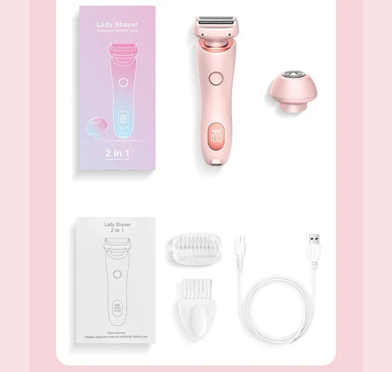 Electric Razors for Women 2 In 1 Bikini Trimmer - Empire P.E