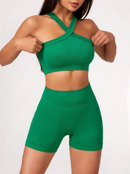 2Pcs Yoga Sets Gym Set Women - Empire P.E
