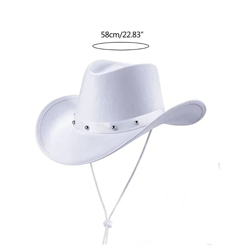 Felt Cowboy Hat Western Style Wide Brim - Empire P.E