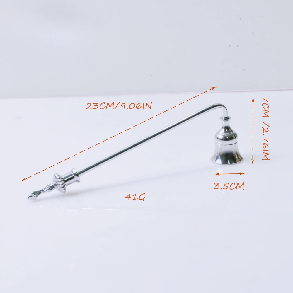 Bell Candle Wick Snuffer Candlestick Holder