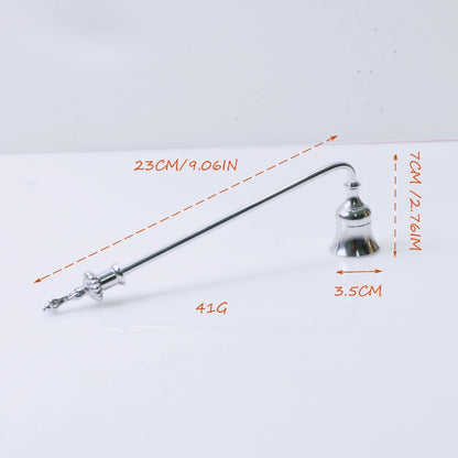 Bell Candle Wick Snuffer Candlestick Holder
