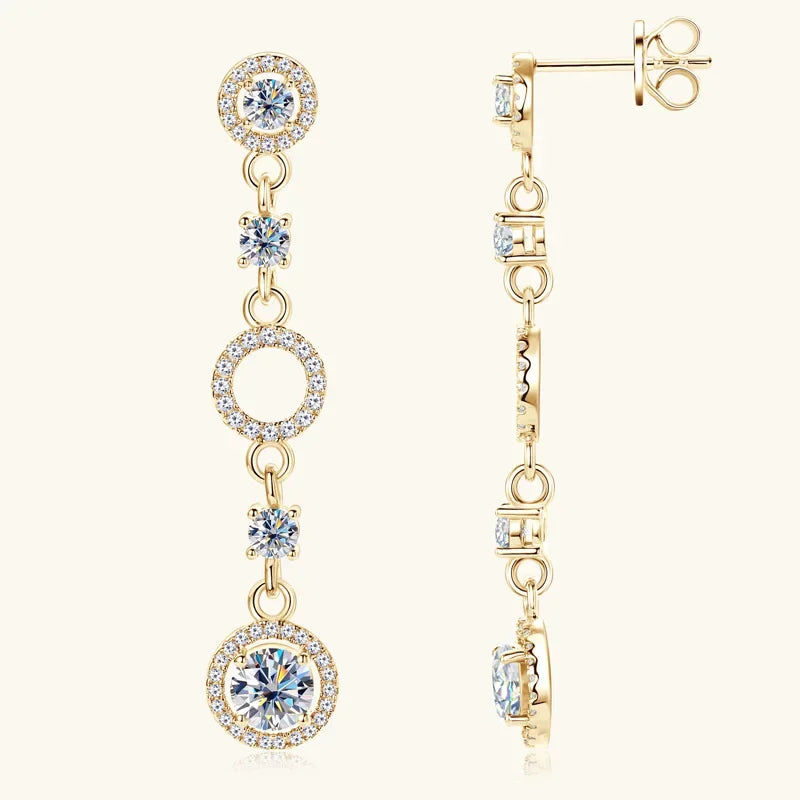 Moissanite Stud Earrings for Women - Empire P.E