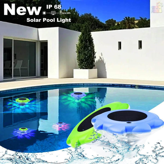 1PC RGB Solar Swimming Pools Lights IP68 Waterproof Water Feature Light Above Ground Pool Lamp For Pool Party Bathtubs Fishbowl - Empire P.E