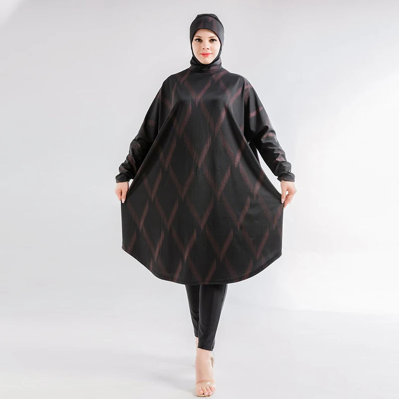 Women's Muslim Burkini Swimming Suit