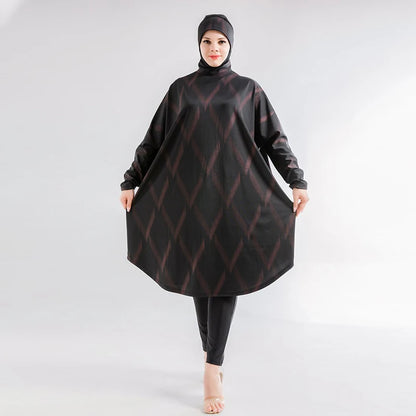 Women's Muslim Burkini Swimming Suit