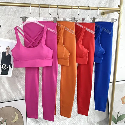 2 Piece Yoga Clothes Women's AthleticWear Gymwear Workout Clothes