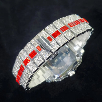 Men's Luxury Diamond Fashion Designer Style Quartz Watches