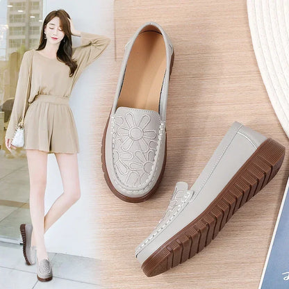 Women's Slip-on Loafers Casual Shoes Platform Wedge - Empire P.E