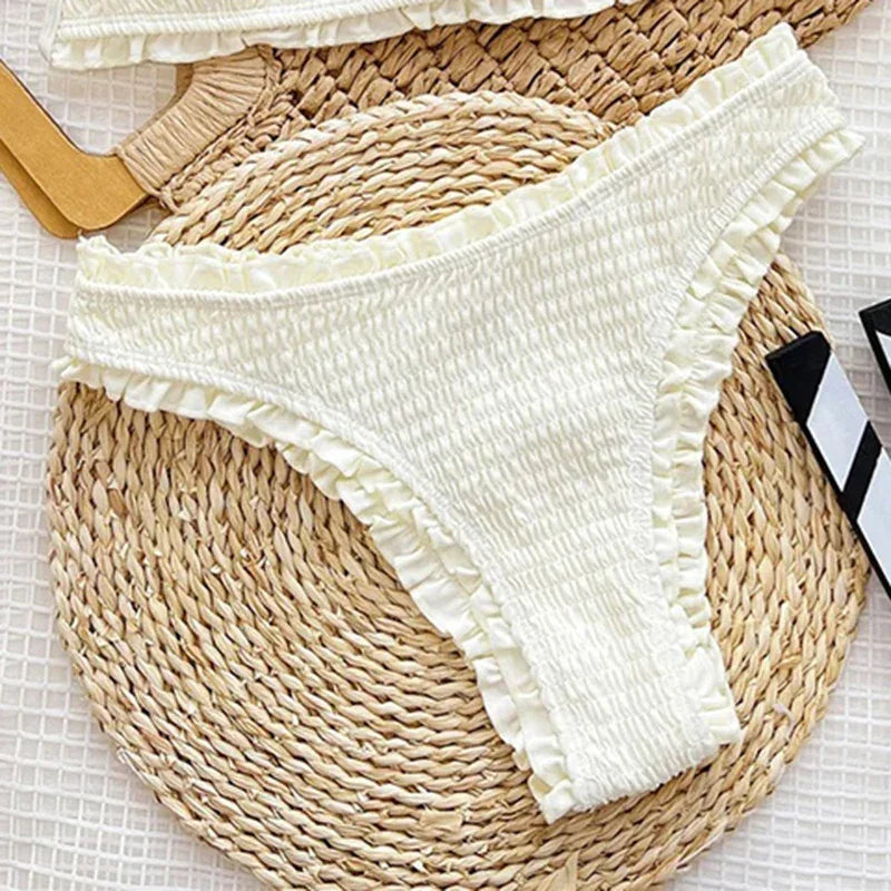 Vintage Ruffled Bikini Sets - Empire P.E