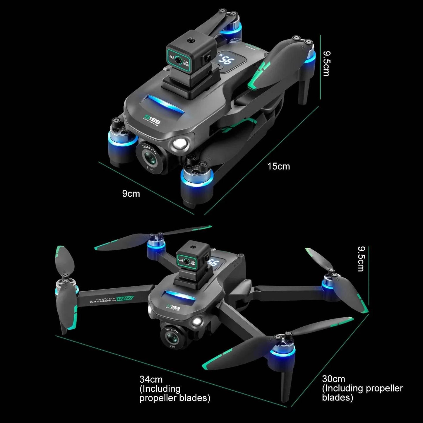 2024 New S Drone Professional 8k Camera Four-Axis Aerial Photography with Screen Remote Control 5G WIFI GPS FPV Dron RC 5000M - Empire P.E