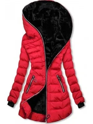Women's Hooded Cotton-padded Jackets - Empire P.E