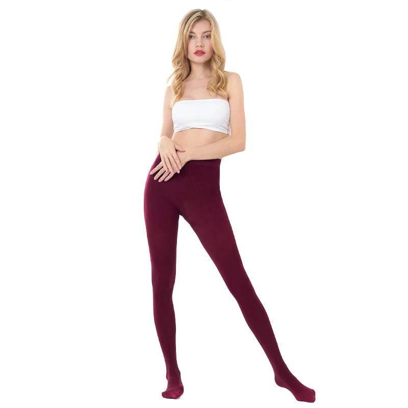 Plus Size Women Sexy Long Stockings Candy Color - Empire P.E