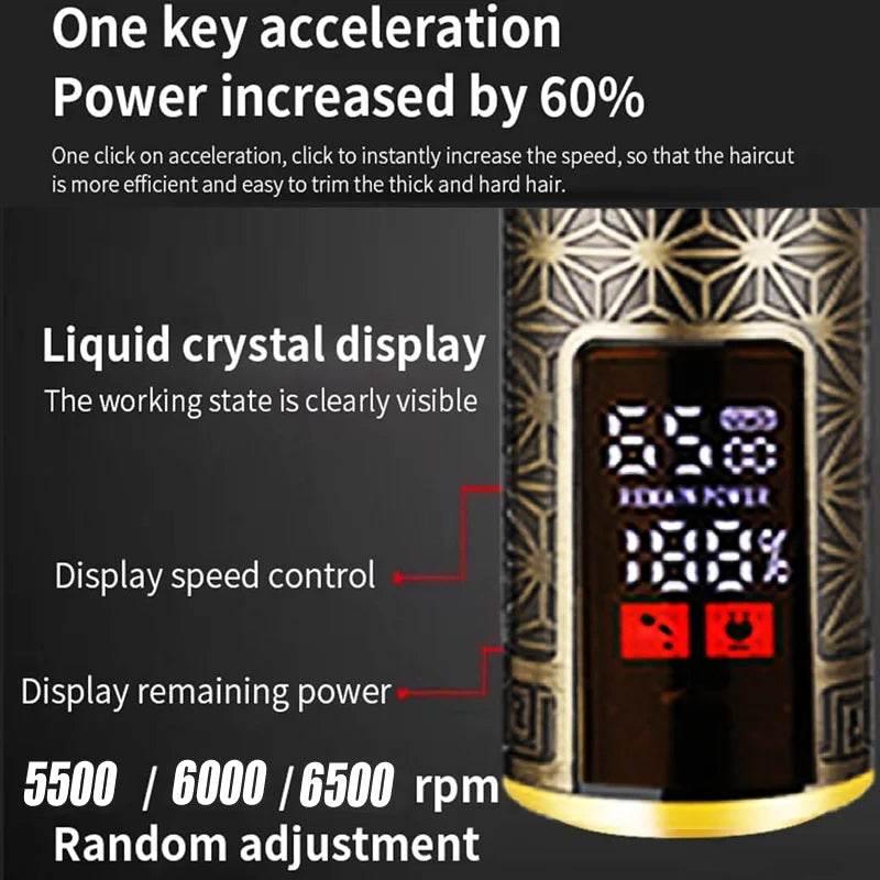 New WaterProof Professional Electric Shaver for Men Razor for Men Mower Beard Trimmer Barber Shaving Machine T9 Hair Clipper - Empire P.E