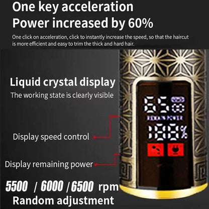 New WaterProof Professional Electric Shaver for Men Razor for Men Mower Beard Trimmer Barber Shaving Machine T9 Hair Clipper - Empire P.E