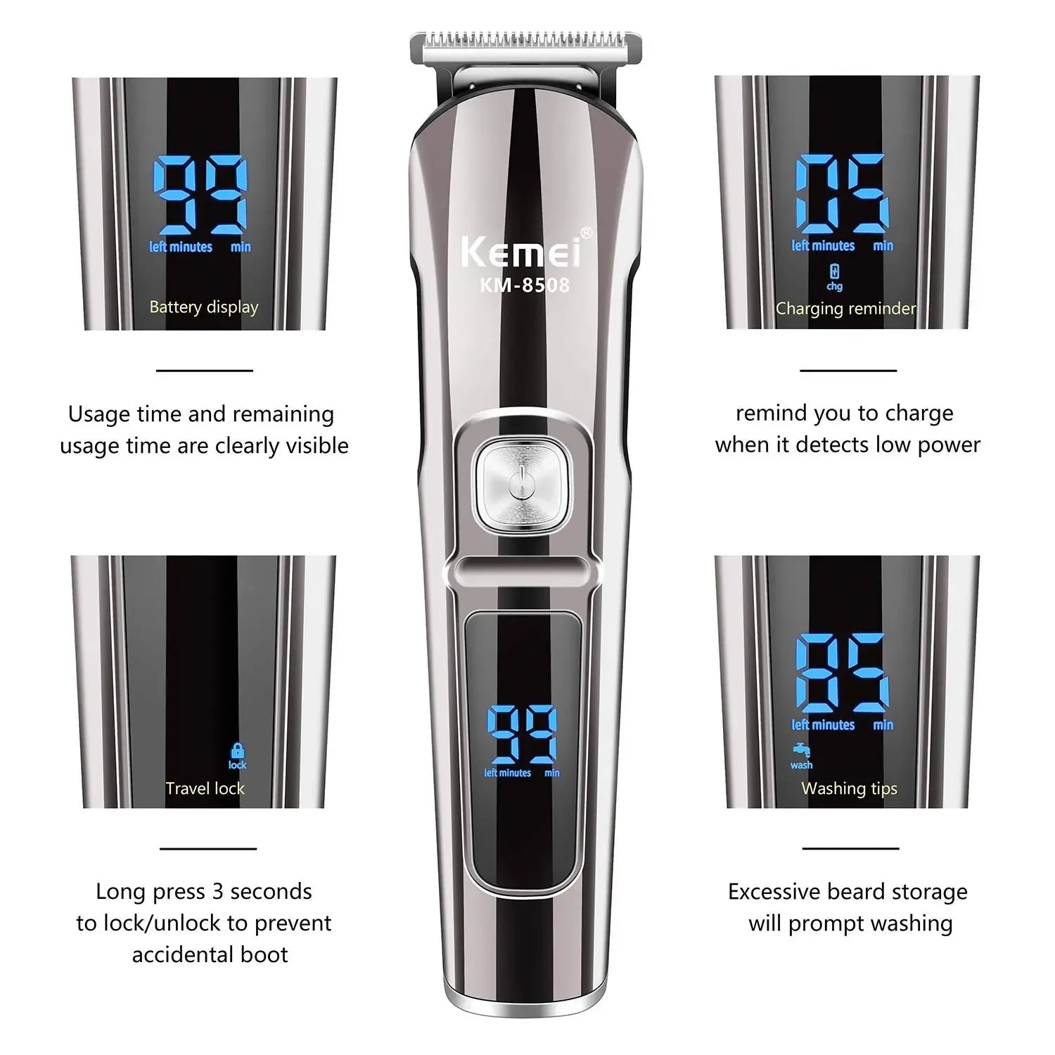 All in one hair trimmer for men face beard grooming kit - Empire P.E