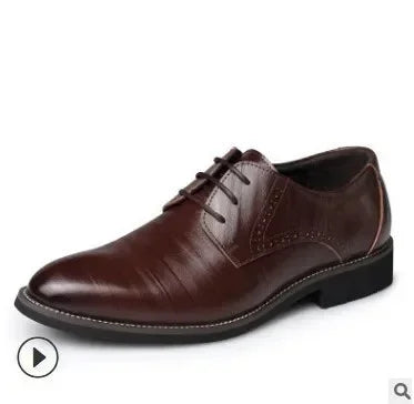 Classic Men Dress Shoes Pointed Toe Business Casual Men Formal Shoes - Empire P.E