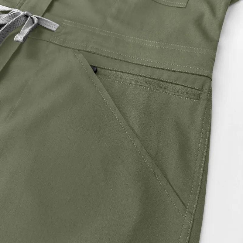 New Jumpsuits Medical Scrubs Uniform Short Sleeve