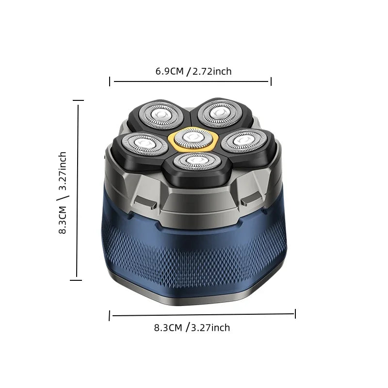 Electric Head Shavers for Men 6D Magnetic Razor Hair Trimmer - Empire P.E