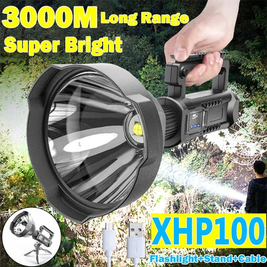 Rechargeable  Outdoor High Power Lighting Flashlight