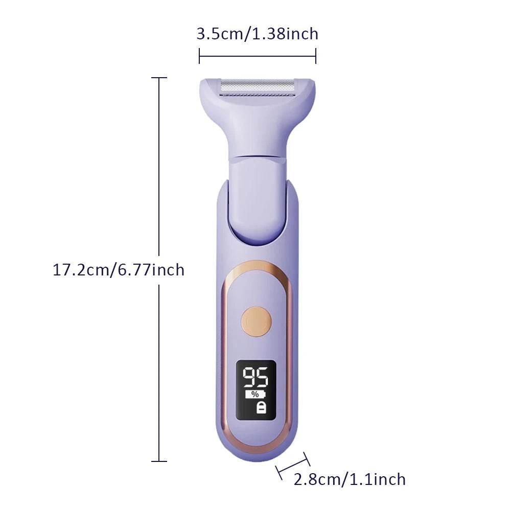 Electric Razors for Women 5 In 1 Bikini Trimmer Face Shavers Hair Removal for Underarms Legs Ladies Body Trimmer Home Appliances - Empire P.E