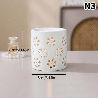 White Ceramic Incense Burner