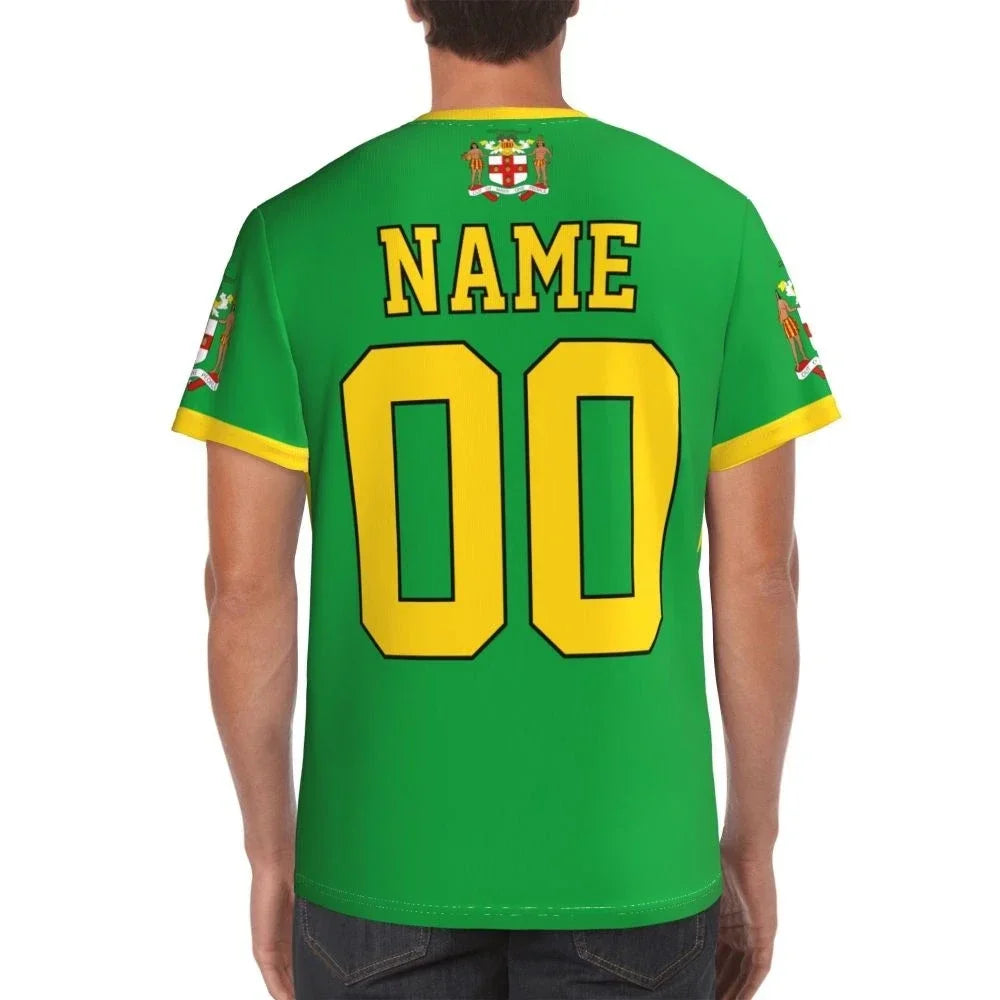 Jamaican Flag badge 3D Printed Men's T-shirts Women Fashion T shirt clothes  National Day Gifts Personalized Casual Tops - Empire P.E