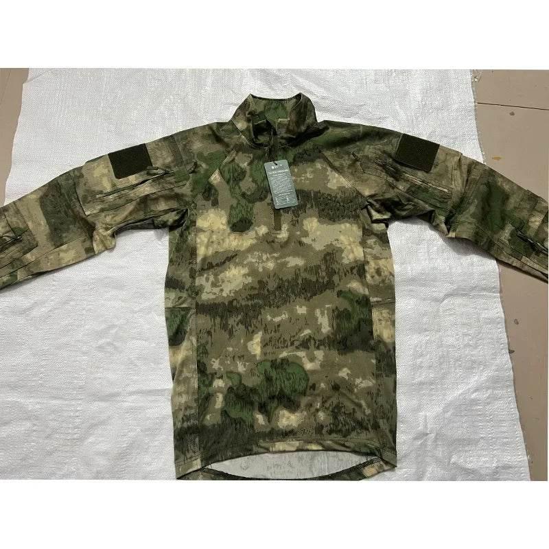 Tactical Shirts Combat Shirt Men Clothing Long Sleeve T-Shirts Breathable Airsoft T-shirt Camo Quick-dry Paintball T-Shirt Tops - Empire P.E