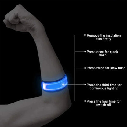 Armband LED Light USB Rechargeable Safety Belt