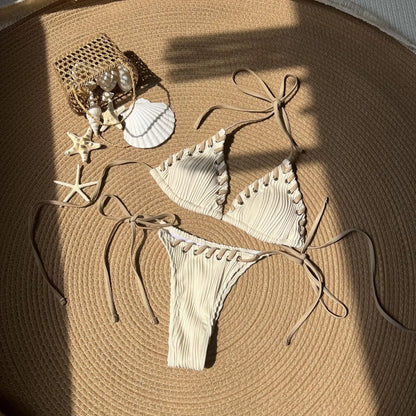 Vacation Low Waist Two Piece Sexy Bikini Set - Empire P.E