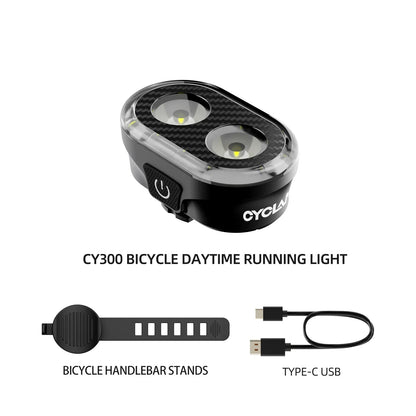 CYCLAMI CY300T Bicycle Smart Brake Sensing Front Rear Light Waterproof