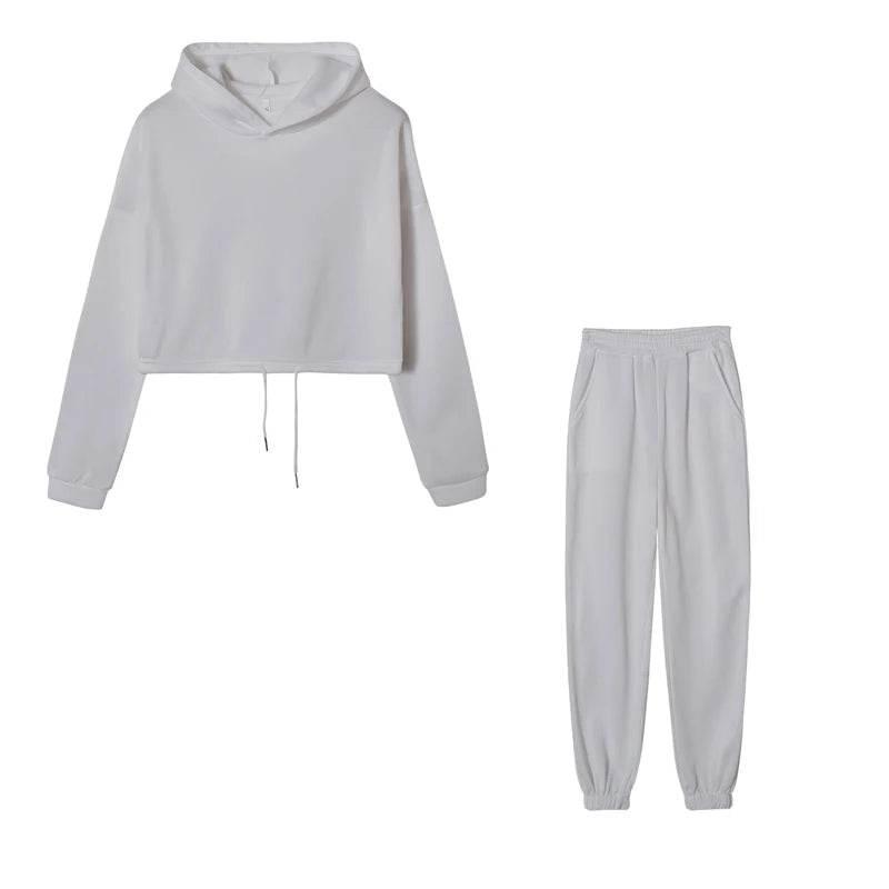 Long-sleeved Sports Casual Suit Waist Two-piece Set - Empire P.E