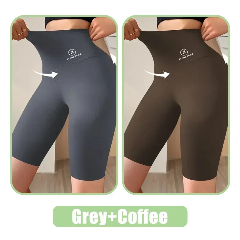 Seamless Women Sports Shorts High Waist Fitness Jogging Body Shaping Boxers Push Up Scrunch Butt Biker Slim Underwear - Empire P.E