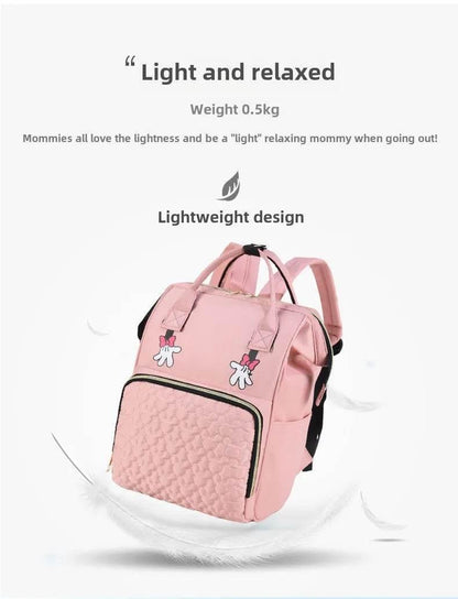 Personalized Name Mommy Bag Multi-functional Double Shoulder Storage Diaper Backpack for Outdoor Traveling Mom Gift - Empire P.E