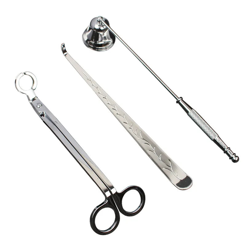 3pcs/set Candle Snuffer Trimmer Hook