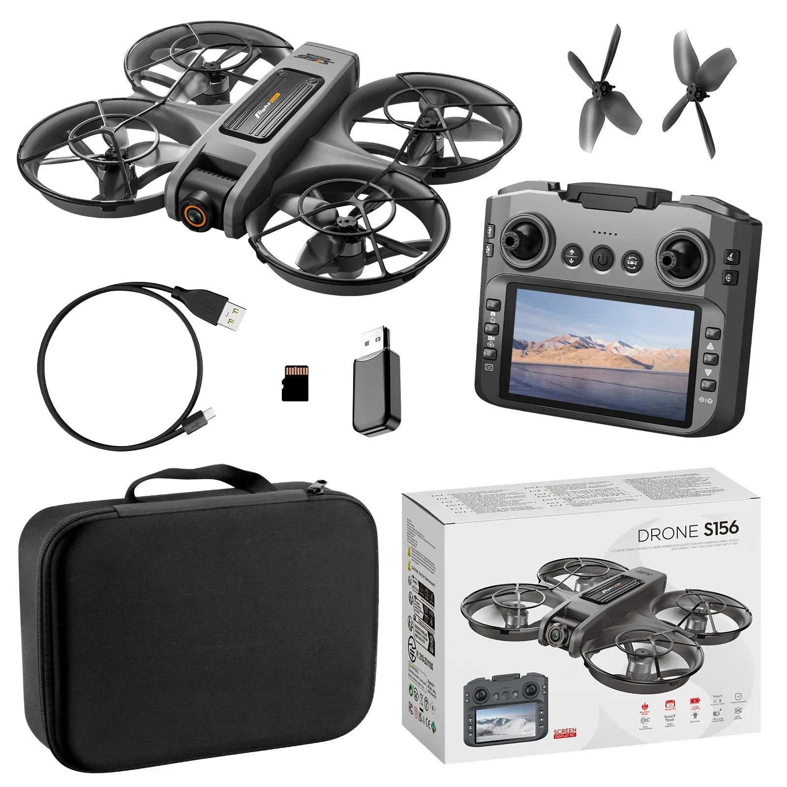 Drone with Camera 4K HD Video 180° Adjustable Lens - Empire P.E