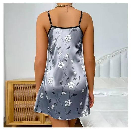 Women's Satin Nightgown - Empire P.E