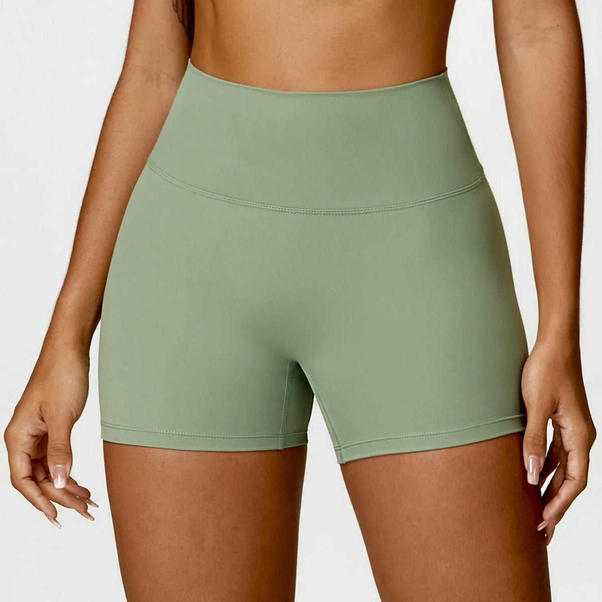 New Women Yoga Shorts High Waist Beautiful Buttocks Gym Sexy Feel V-shaped Shorts Sports Fitness Tights Push up Run Leggings - Empire P.E