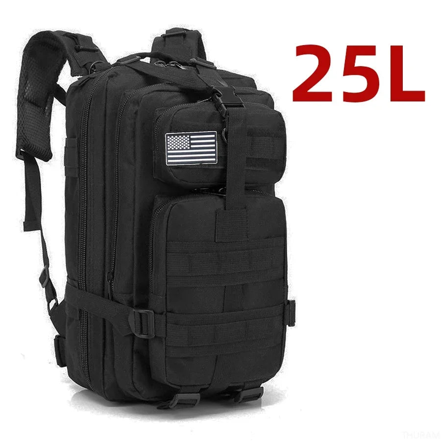 25L/50L 1000D Nylon Waterproof Trekking Fishing Hunting Backpack